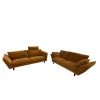 Garnitur Classic 970 Stoff Osino 2037.68 Gelb 2 Sofas