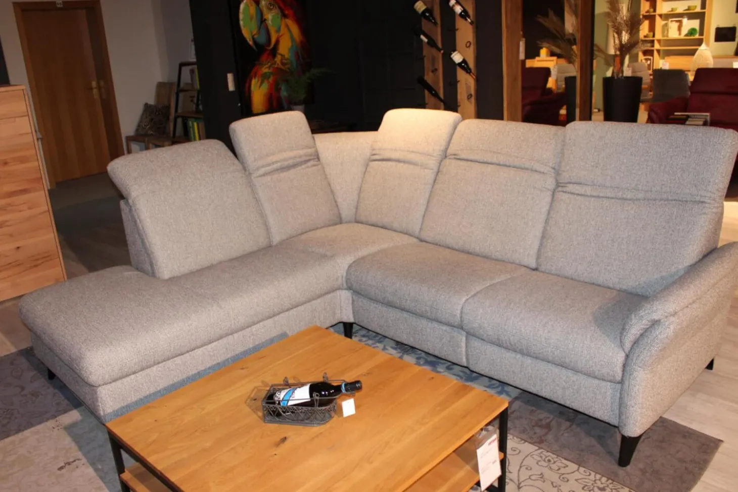 Garnitur Corsica II Casada Stoff C Sneak Steel Grau