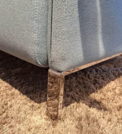 Garnitur Modena Stoff 2022.45 Blau 2 Sofas 1 Sessel 1 Hocker