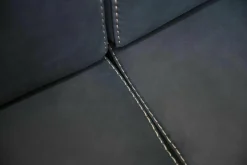 Garnitur Opi Leder Sensation Pilote Blau Sofa und Sessel Elektrisch Verstellbar