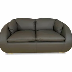 Garnitur Rimini Leder Grau