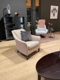 Garnitur Saloni Modena BW1761-272 Und BW1761-111 Beige mit 1 Sessel