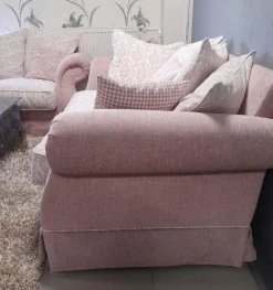 Garnitur Summerville Stoff 240020 / 06 Rose 2 Sofas 1 Sessel
