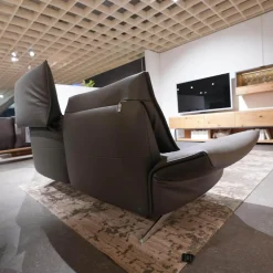 Garnitur Vineto Leder Bull Carbone Faden 1222 Schwarz Inklusive Kissen