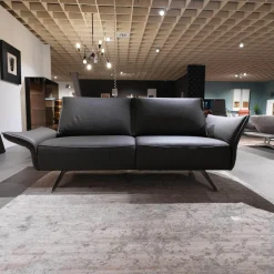 Garnitur Vineto Leder Bull Carbone Faden 1222 Schwarz Inklusive Kissen