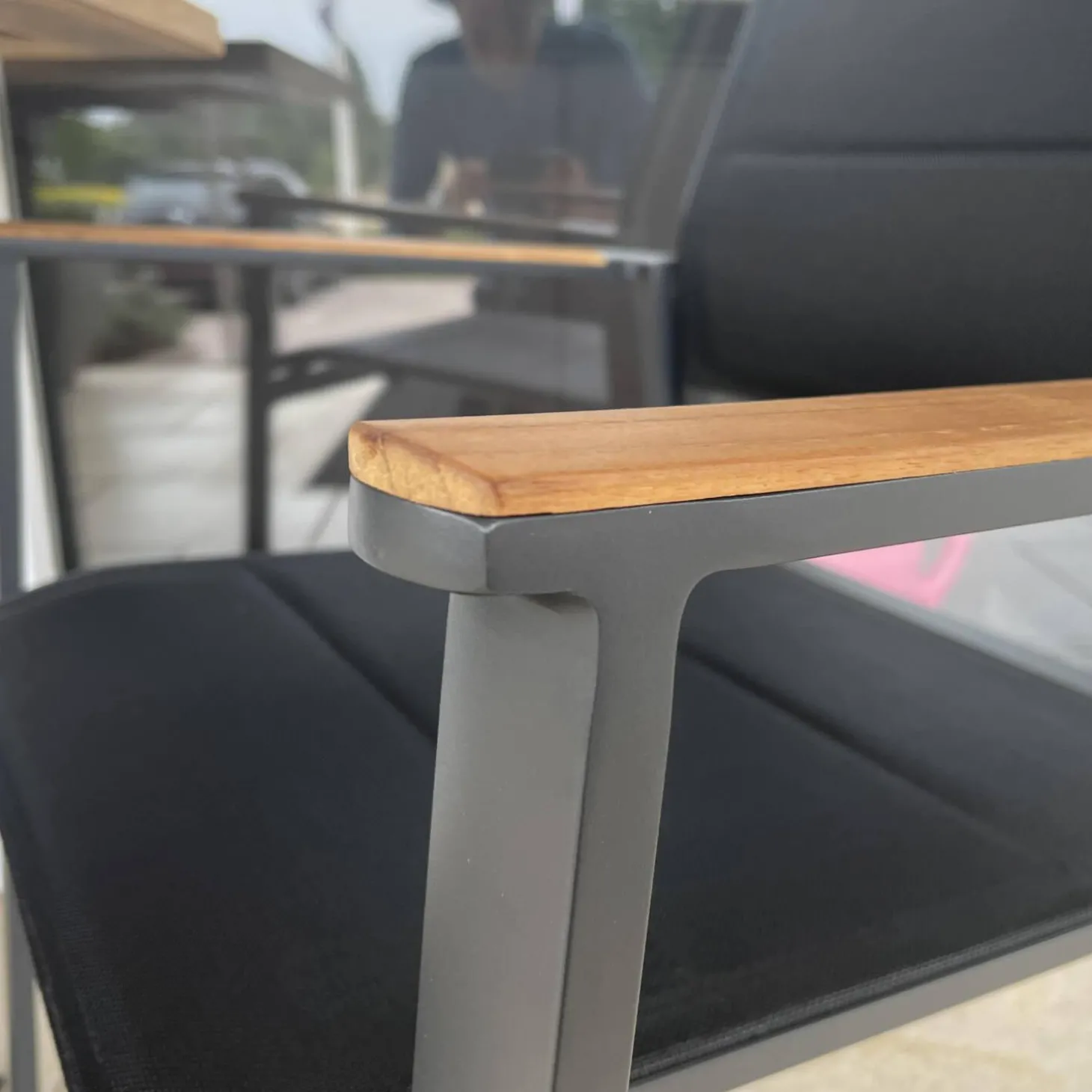 Garten Tischgruppe Tisch Bistro Geölt Mit 2 Stühlen