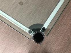 Glastisch Transparent 10075.80 Gestell Chrom