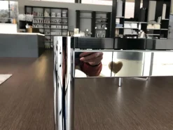 Glastisch Transparent 10075.80 Gestell Chrom