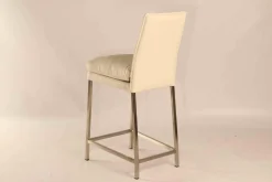 Helios 6153 Tresenhocker Stuhl Leder Toledo Bianco