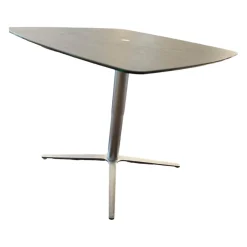 Höhenverstellbarer Couchtisch Dualo Keramik Zement Grau