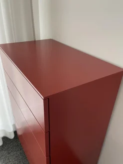 Highboard Cubo Indisch Rot