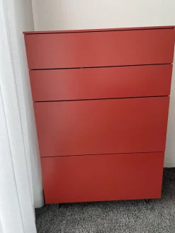 Highboard Cubo Indisch Rot