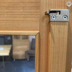 Highboard Eloise Kirschbaum Vitrine mit Glasböden