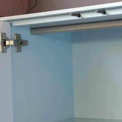 Highboard Gallery M Merano Lack Eisblau