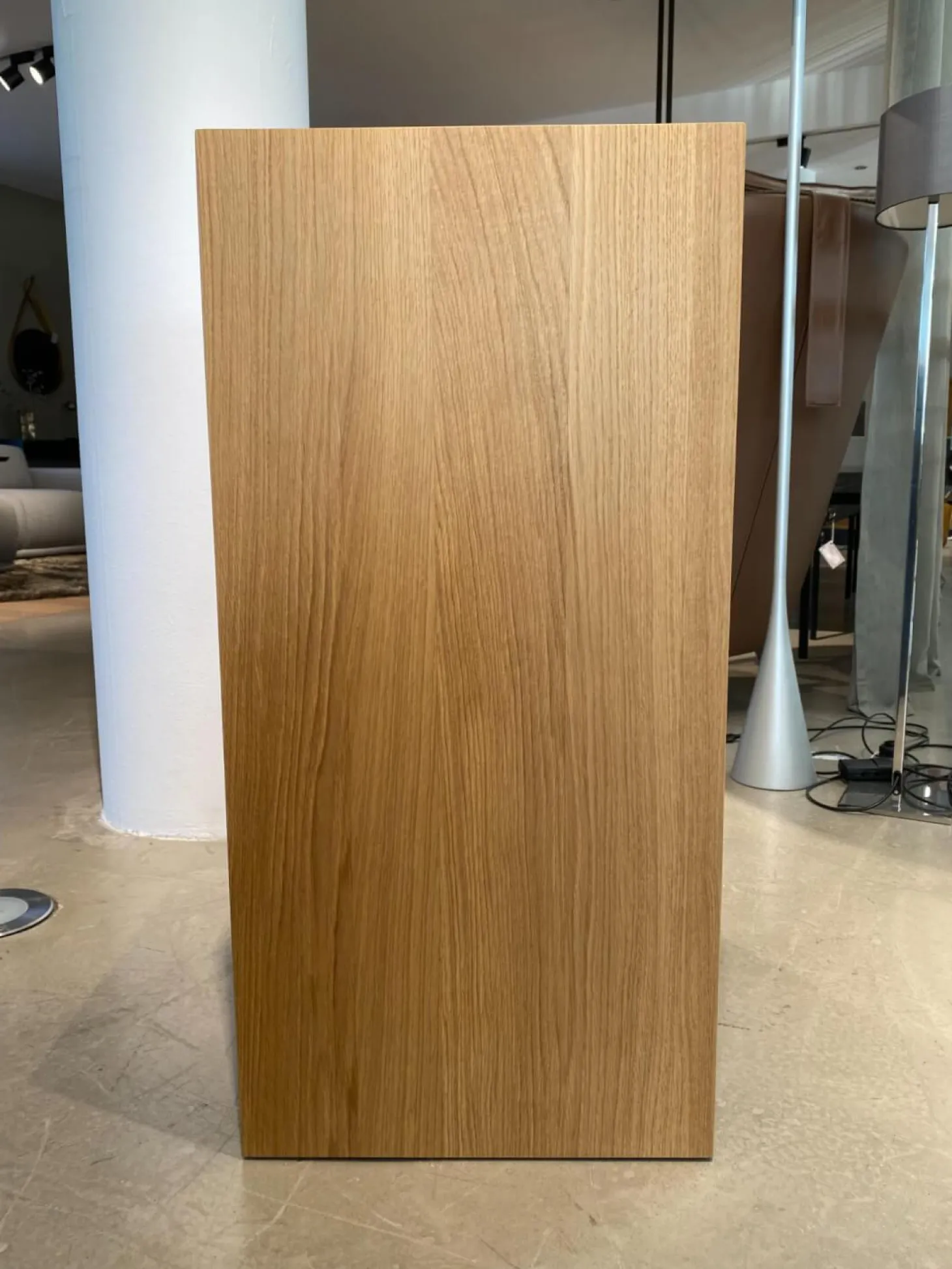 Highboard La Punt Eiche Massiv Front Schwarz