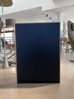 Highboard La Punt Eiche Massiv Front Schwarz