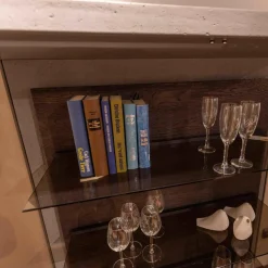 Highboard LS022519 Brik 7111 Kerneiche Tabak