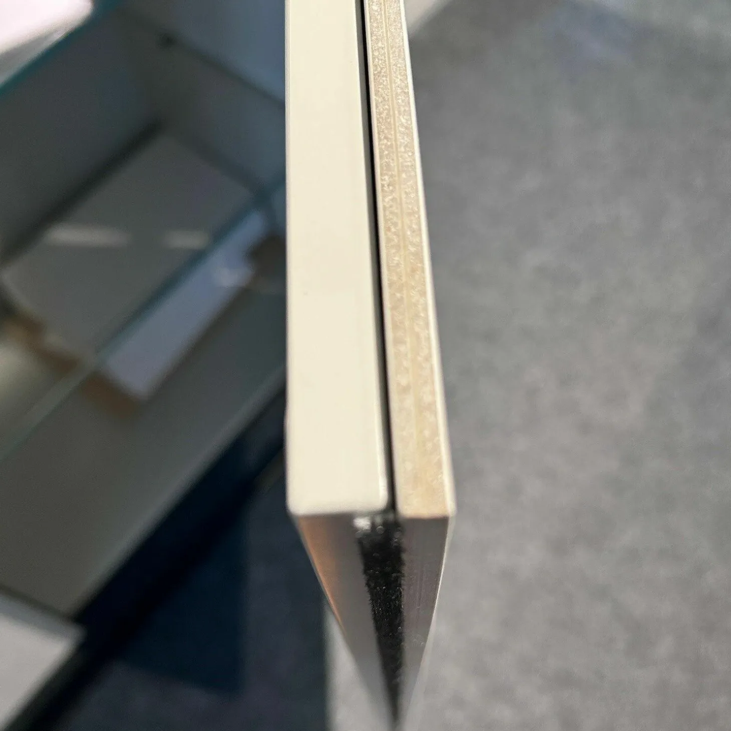 Highboard Soma Lack Steingrau Abdeckplatte Beton Grau Mit Beleuchtung