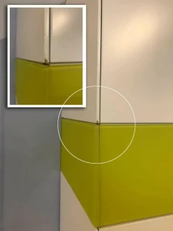 Highboard Soma Weiß Kernnussbaum Lemon