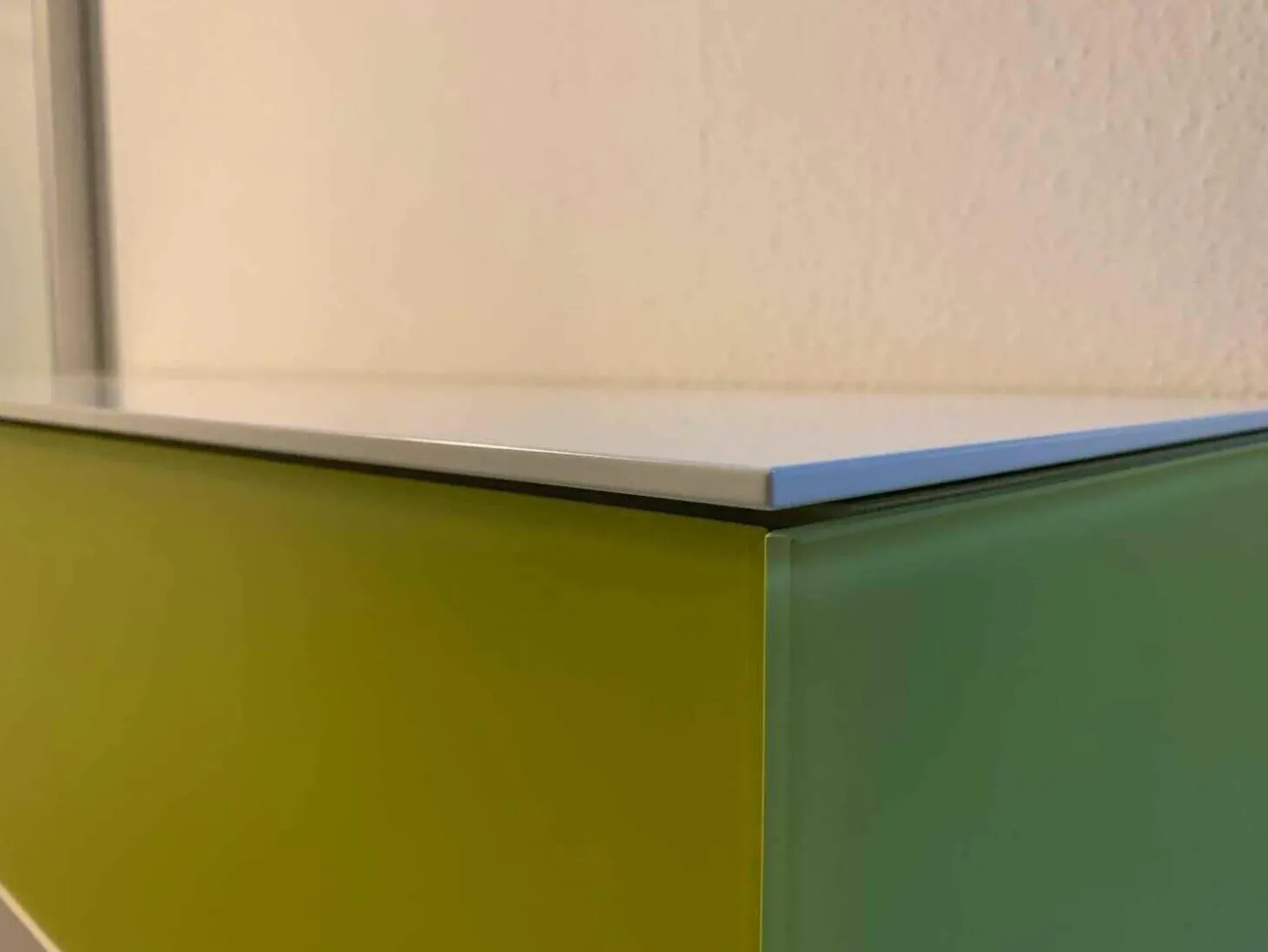 Highboard Soma Weiß Kernnussbaum Lemon
