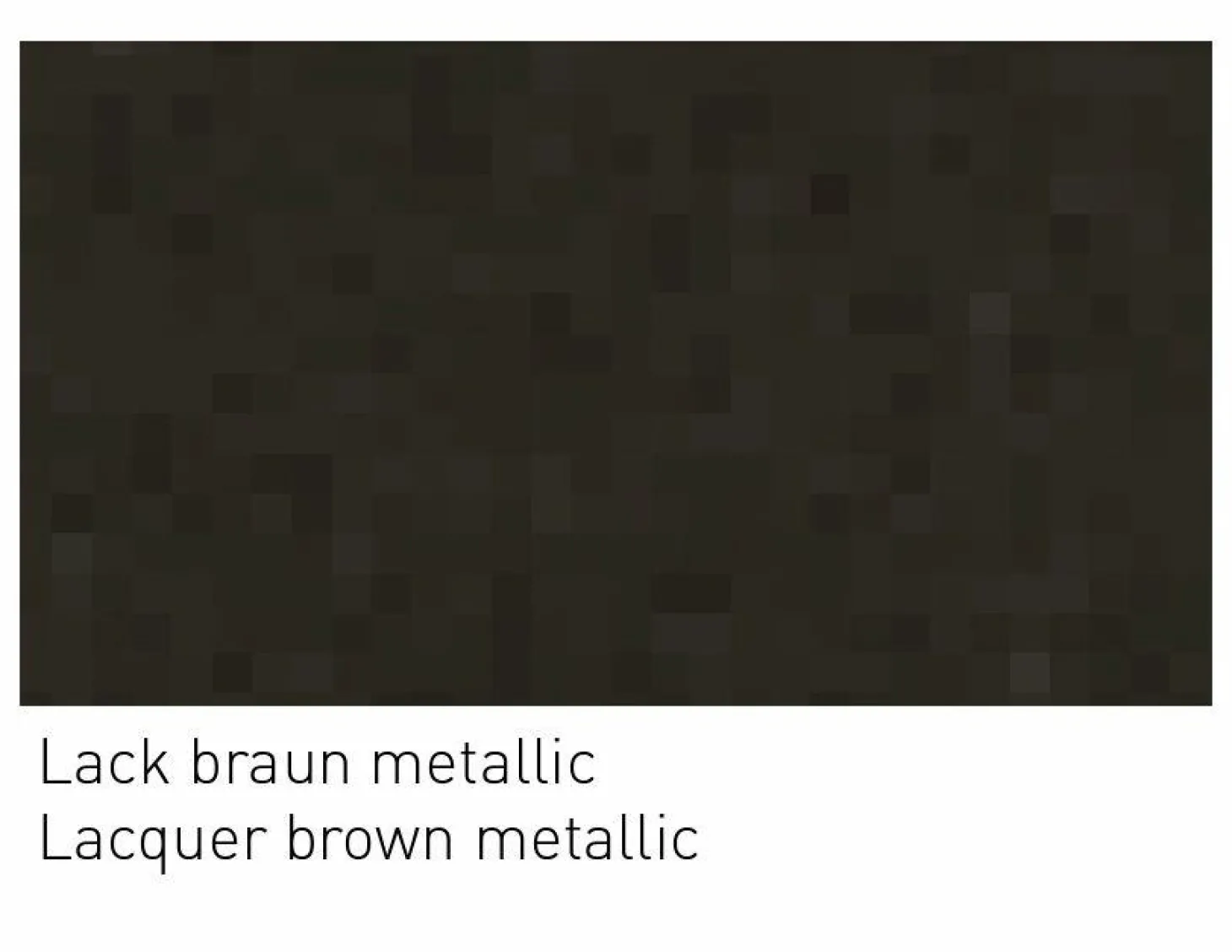 Highboard Star Lack Braun Metallic Türfronten Räuchereiche