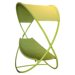 Hängematte Grün Bezug Outdoor Batyline Farbe Eisenkraut Rundgestell Stahl Lackiert