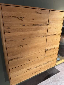 Hängeschrank Eiche Natur Front Venedig Eiche Natur Und Rauchglas Mit Beleuchtung