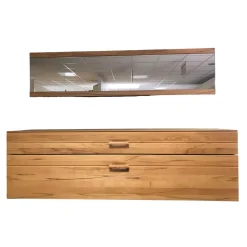 Hängesideboard Casa Vita Kernbuche Massiv Geölt ohne Spiegel