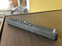 Hängesideboard Cubus Light Lack M10 Bronze Metallic Grau Inklusive Vitrinenbeleuchtung