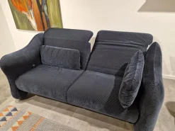 Hochlehnsofa Bongo Bay Stoff 4490 0069 Blau Neigungsverstellbar Mit Kissen