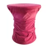 Hocker Bellows Velourstoff Harald 2 612 Rose Rosa