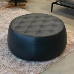 Hocker Big Jack Leder Alamo Schwarz