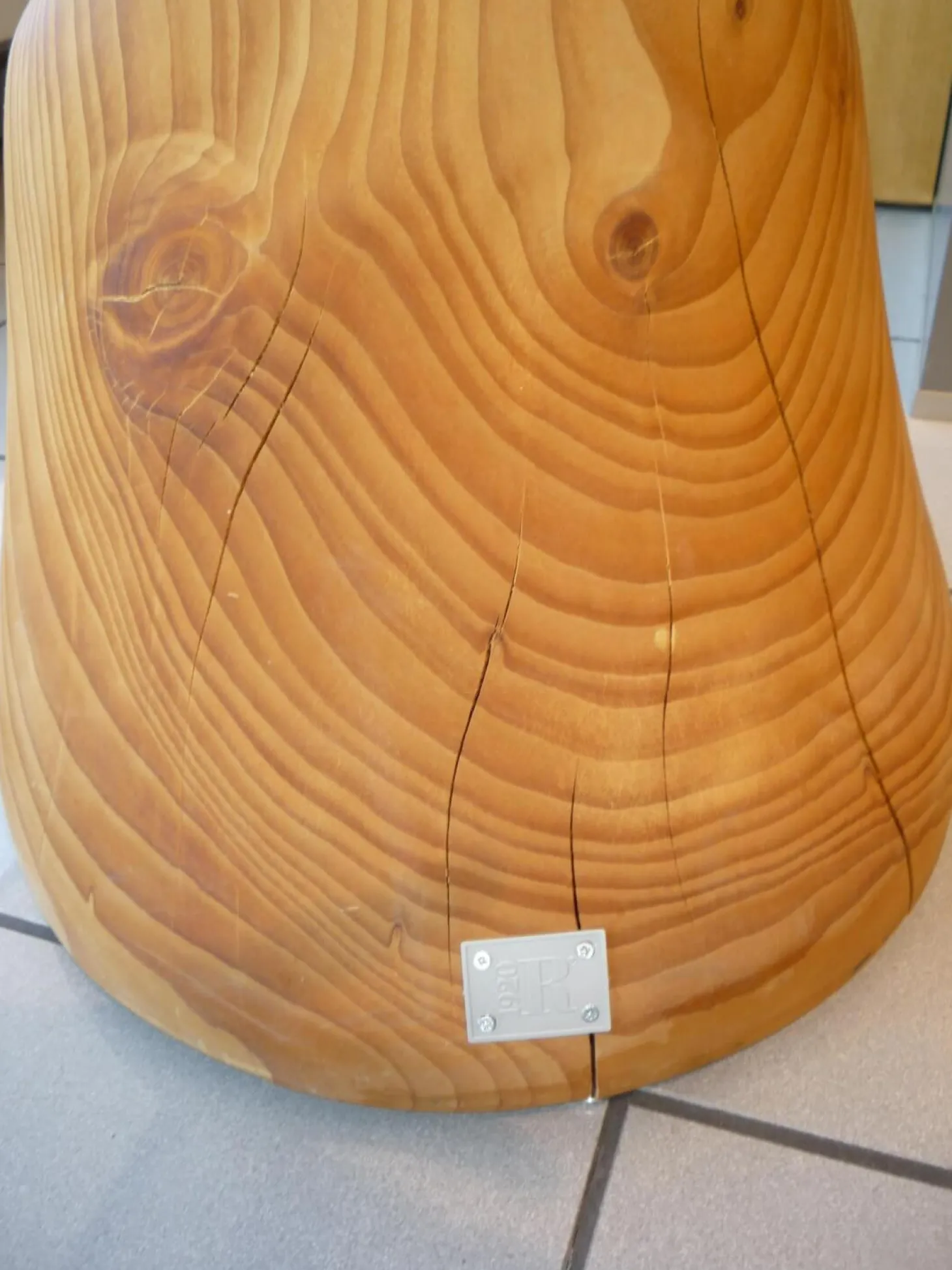 Hocker Coppa Zeder Unbehandelt