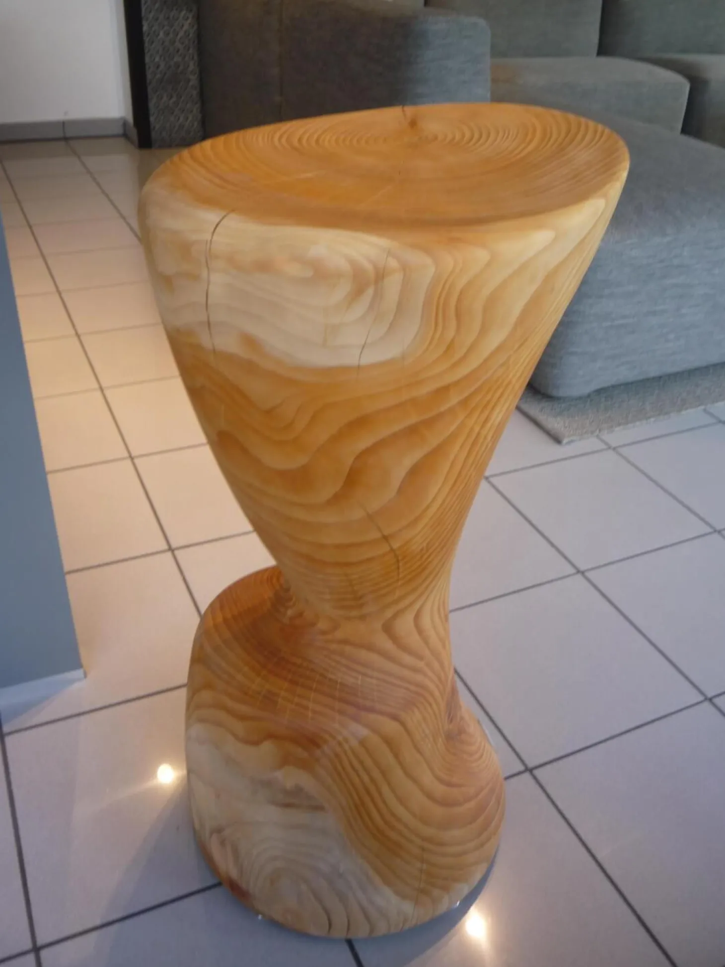 Hocker Coppa Zeder Unbehandelt