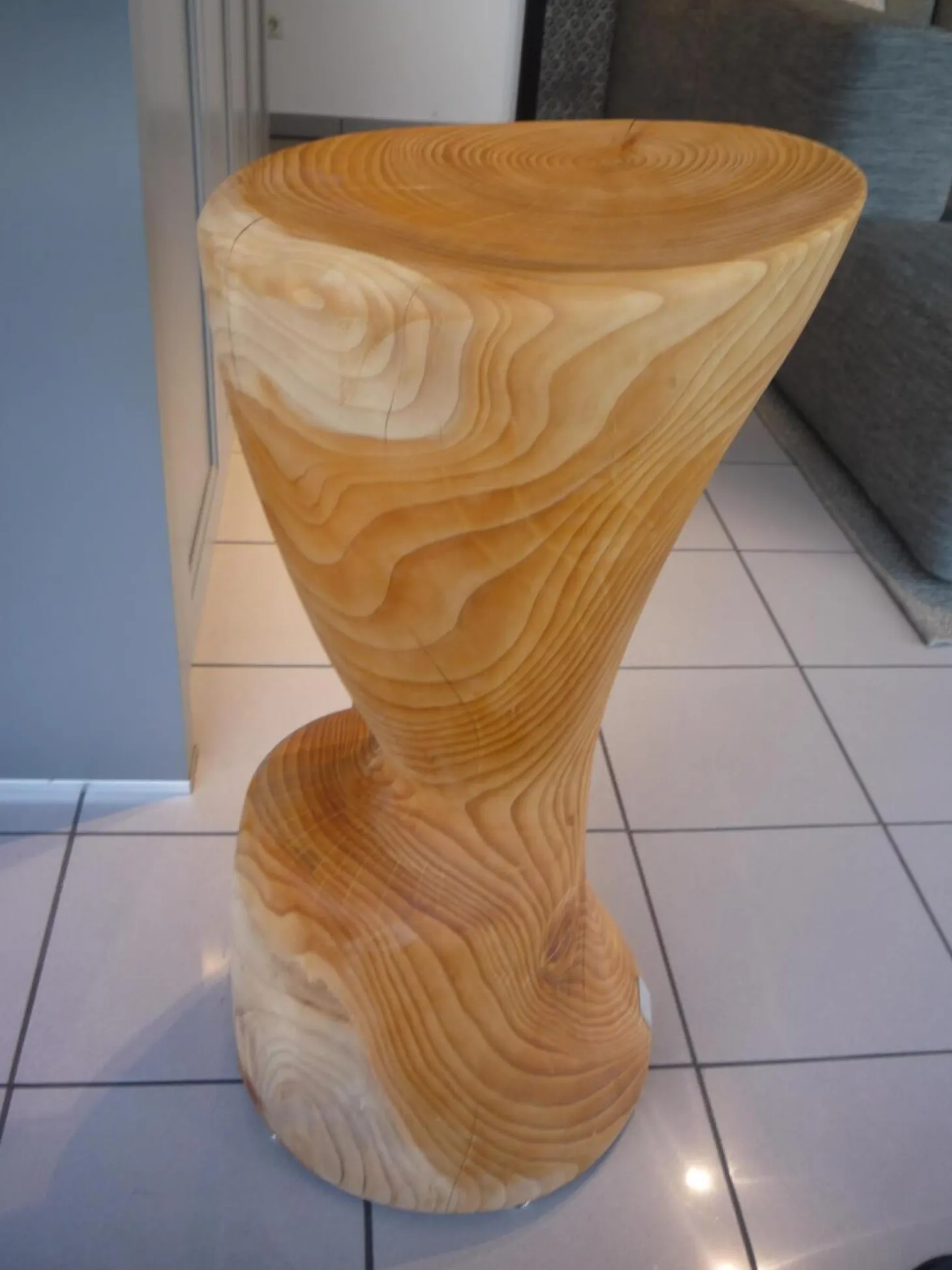 Hocker Coppa Zeder Unbehandelt