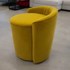 Hocker Cruise Stoff Barcelona Gelb