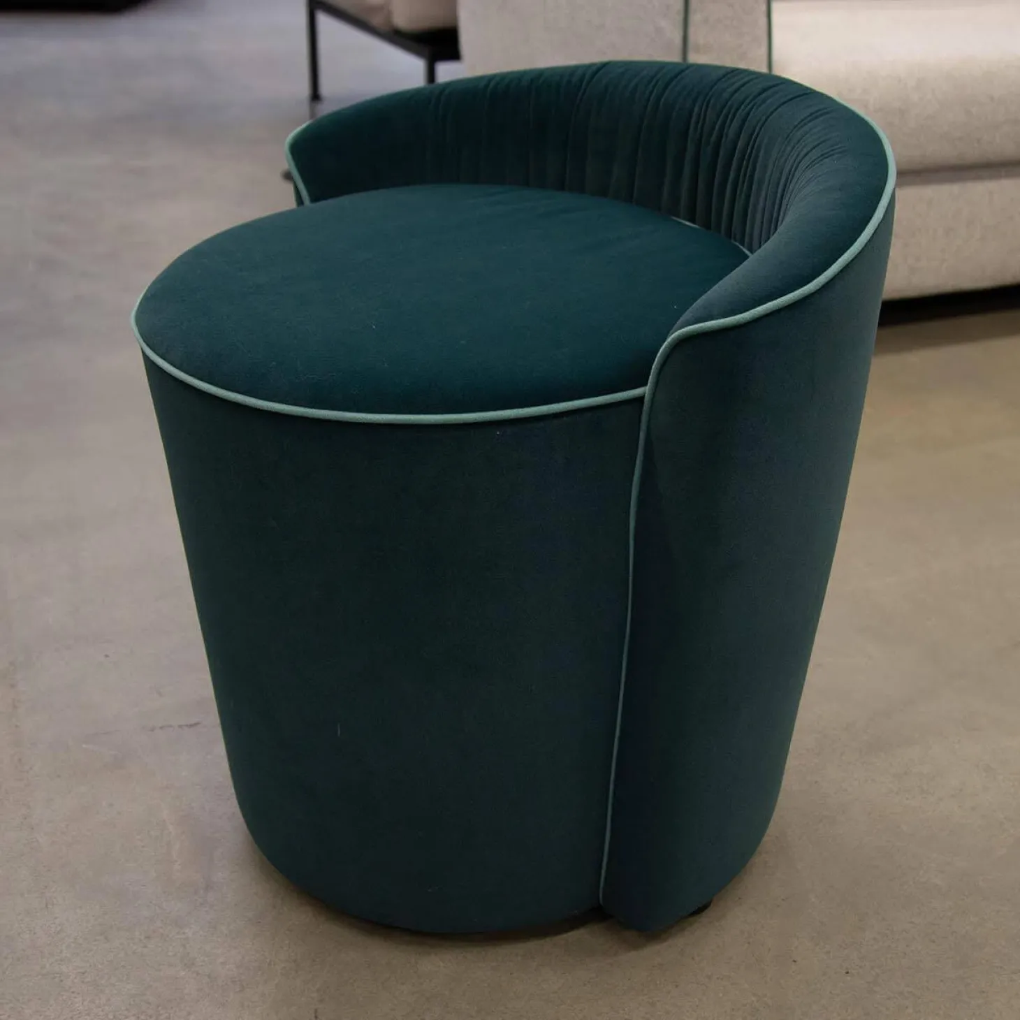 Hocker Cruise Stoff Barcelona Petrol