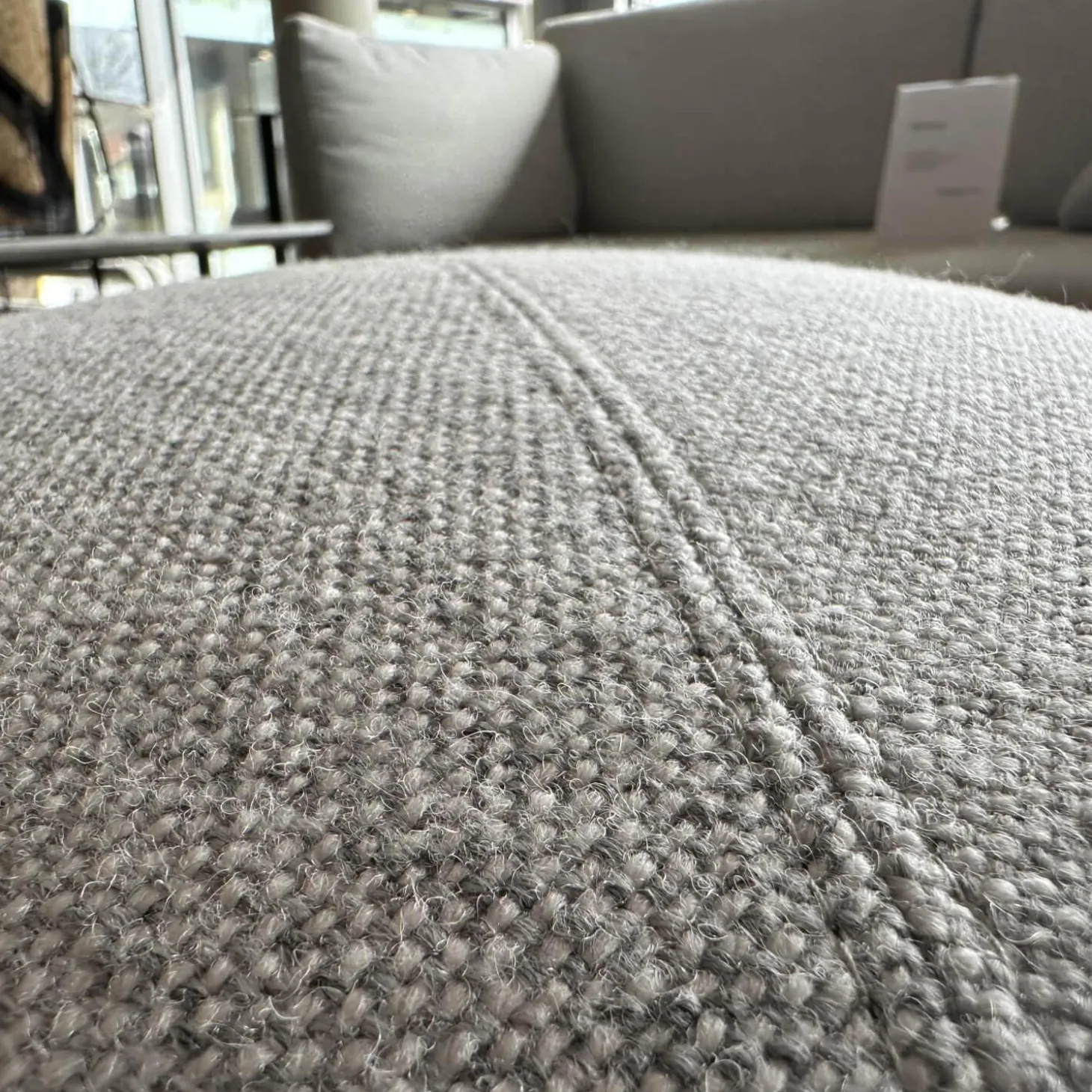 Hocker Kipu Stoff C Hallingdal Grau