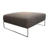 Hocker Mell Lounge 48200 Stoff 8075 Stahl Metallgestell Verchromt