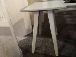 Hocker Nini Massivholz PG1 Lack Zement