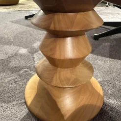 Hocker Stools A Nussbaum Massiv Gedrechselt Lackiert