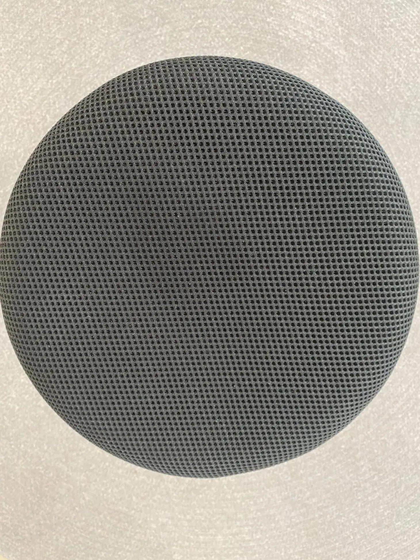 Hocker Sway Stoff Schwarz Gestell Und Tellerfuß Stahl Pulverbeschichtet Schwarz