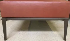 Jaan Bench 786-20 H1 Leder Elen Marron Unterplan 786 U1 Aluminium Matt Pulverbeschichtet Bronze