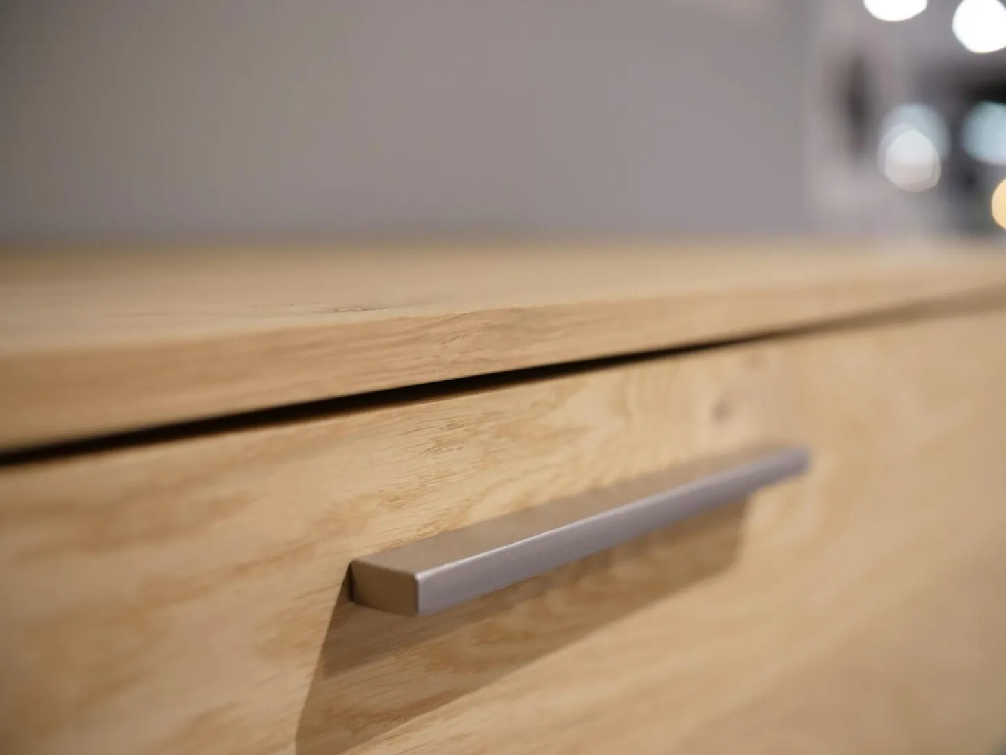 Jumbo-Kommode Montreal Balkeneiche Lack Basalt Grau