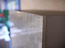 Kabinettschrank Mingkasa Front Eggshell Lack Grau Grün Eiche Massiv Schwarz Gebeizt Und Lackiert