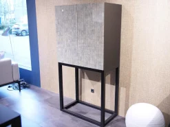 Kabinettschrank Mingkasa Front Eggshell Lack Grau Grün Eiche Massiv Schwarz Gebeizt Und Lackiert