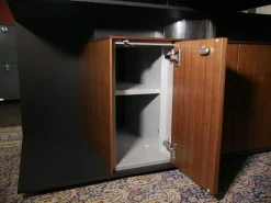 Keypiece Communication Desk Nussbaum Höhenverstellbar Mit Leder Ein- Und Auflagen