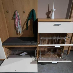 Kira-System Brasilbraun mit Spiegel und Sitzkissen