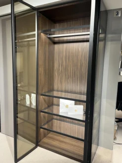 Kleiderschrank Night Collection 2022 Front Lack 331 Visone Matt Korpus 72 Noce Mit Beleuchtung