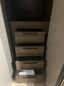 Kleiderschrank Night Collection 2022 Front Lack 331 Visone Matt Korpus 72 Noce Mit Beleuchtung